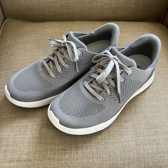 Kizik Lima Shoes Womens Size 9 Gray Hands Free Lace Up Sneakers Comfort Mesh - Picture 2 of 16